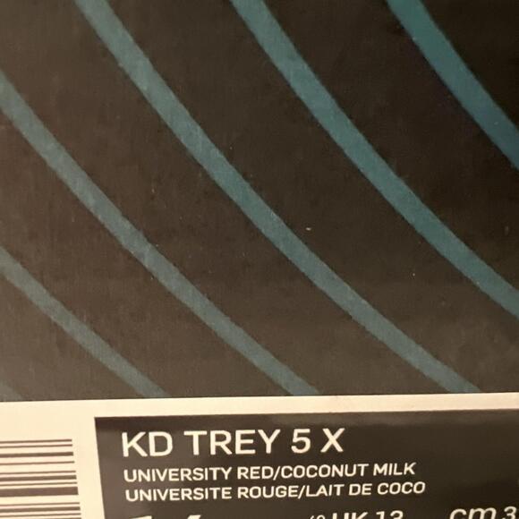 Nike KD Trey 5 X Basketball Shoes Size 14 Uni Red Coco Ember Zoom Air DD9538 601 - Picture 12 of 13